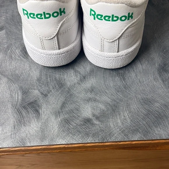 Reebok Club C 85 White and Green Classic Sneakers - Picture 3 of 4